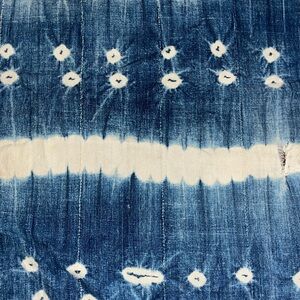 Authentic Indigo White & Blue West African Scarf / Cloth